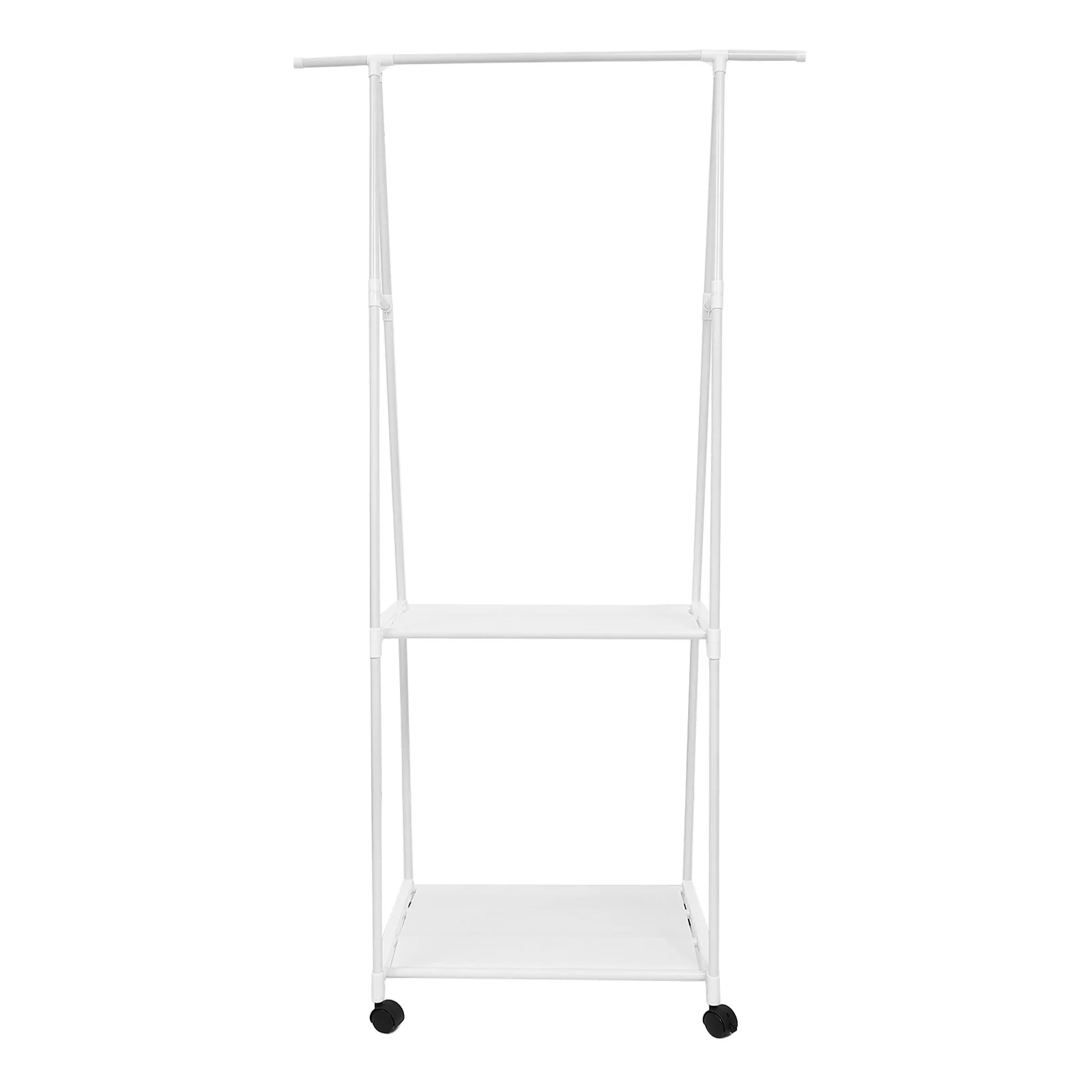 

1Pc Clothing Garment Rack Standing Clothes Organizer Bedroom Storage Rack
