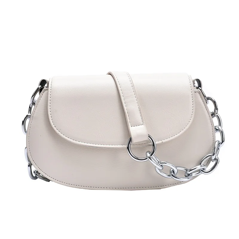 

Small bag satchels 2020 new Pure color all-match daily commuter female bag fashion shoulder bag messenger bag trend