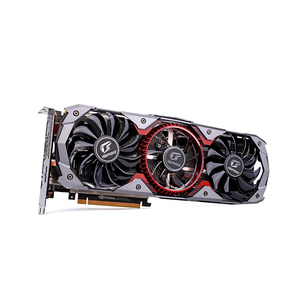 Красочная iGame GeForce RTX 2080 Super Advanced OC GDDR6 8G Графическая панель с карточками сзади Armor 5*8 мм медь