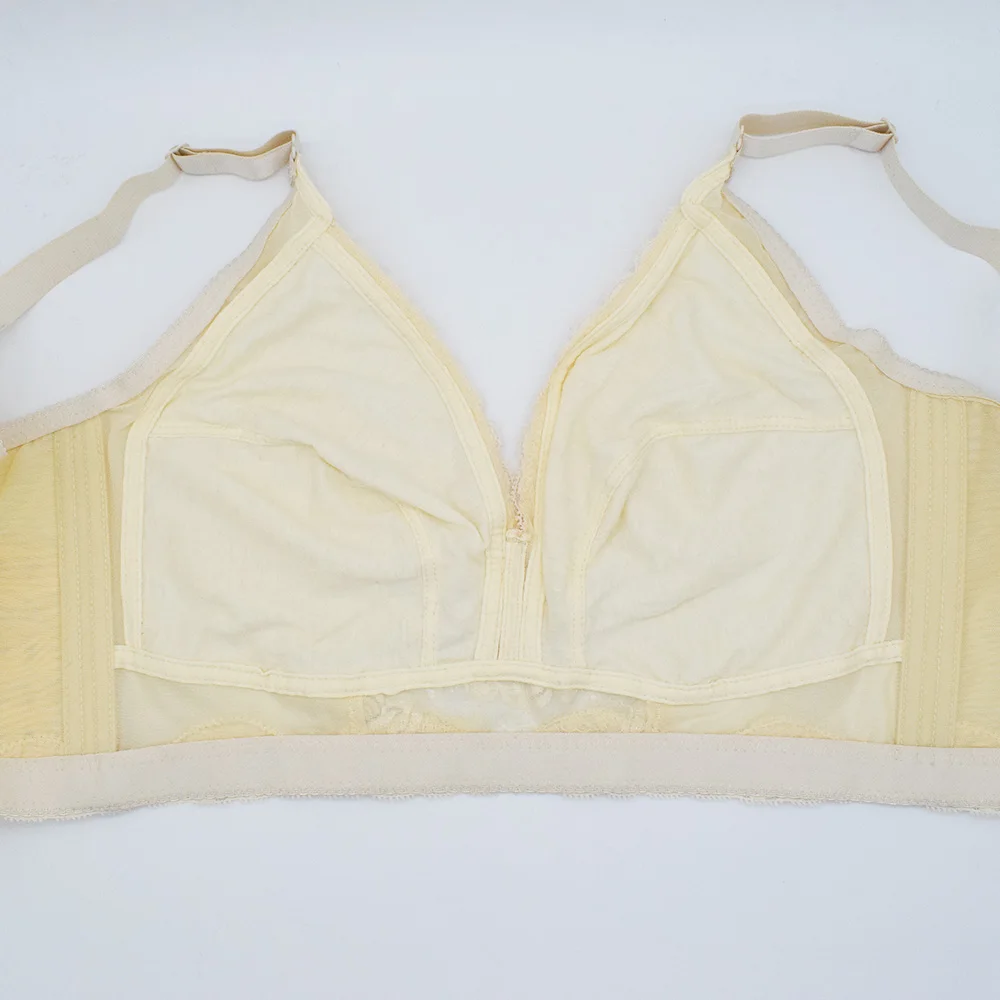 Новые летние Бюстгальтеры без подкладки размера плюс для женщин ультра-тонкие