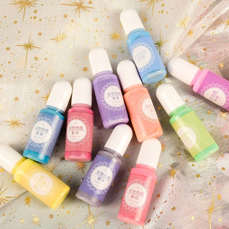 

24 Colors Crystal Epoxy Pigment UV Resin Dye DIY Jewelry Colorant Art Crafts Coloring Drying Color Mixing Liquid