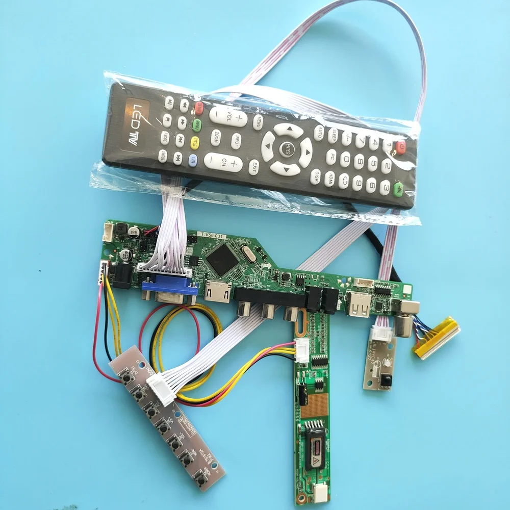 

Kit For N154I3-L03/L01/L02/L04 USB HDMI Panel VGA Screen LCD Remote LVDS Audio TV LED AV 1280x800 Controller Board Monitor 15.4"