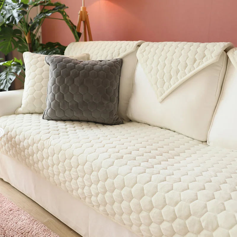 1pc solid modern sofa covers for living room furniture sectional sofas cover couches cape protector sofa slipcover 2 seater new free global shipping