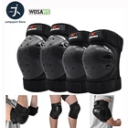 WOSAWE 4 шт. для взрослых защита для колена сноуборд скейтборд роликовые лыжи жесткая защитная оболочка для хоккея EVA пены спортивные Налокотники