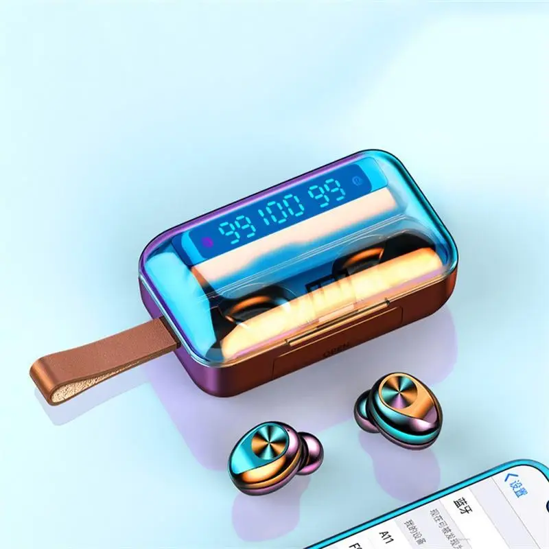 

F9 TWS Bluetooth Earphone Mini Wireless LED Digital Display Noise Reduction