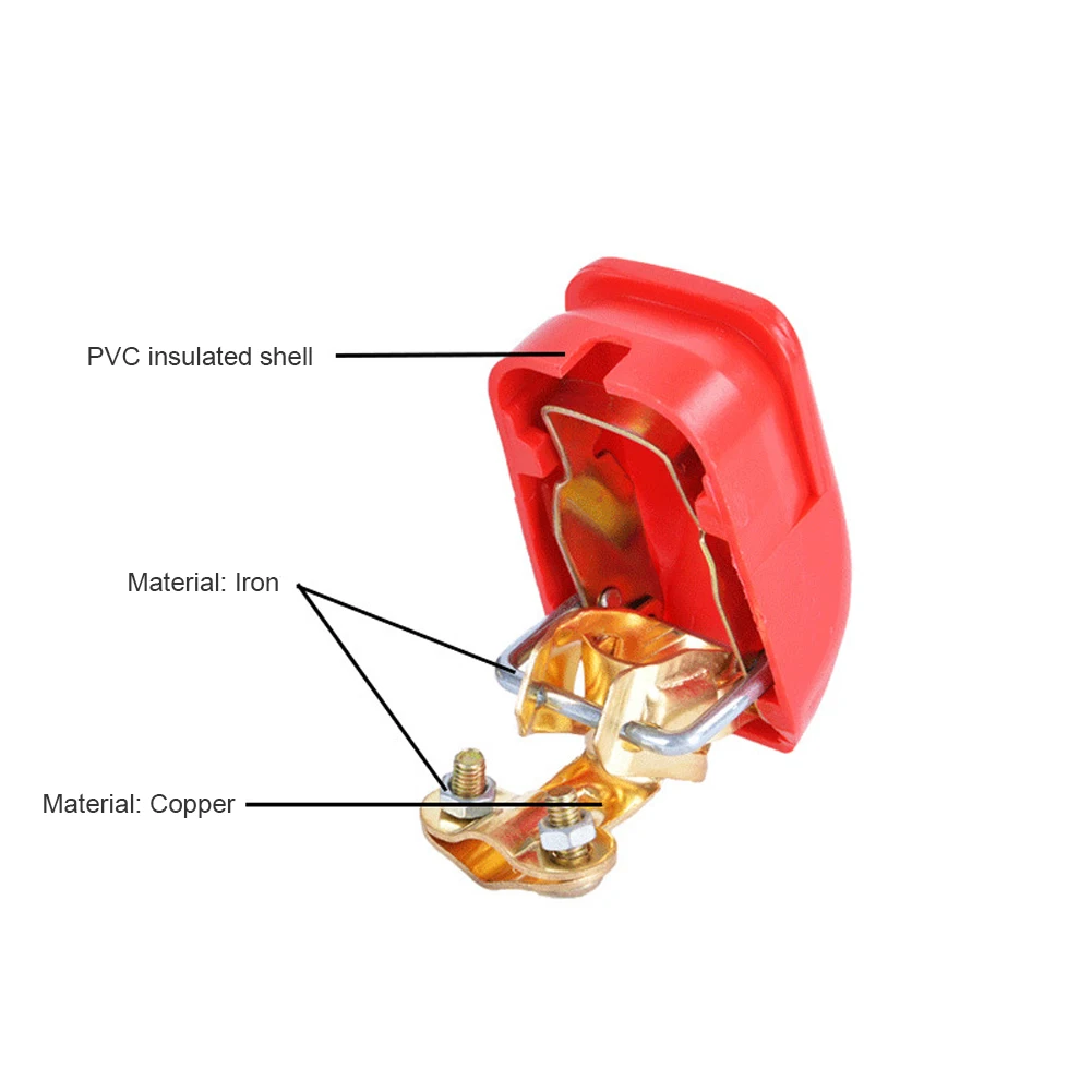 

A Pair Positive & Negative Electrode Quick Release Lift Off Connector Clamps Car Battery Terminals Car Accessories