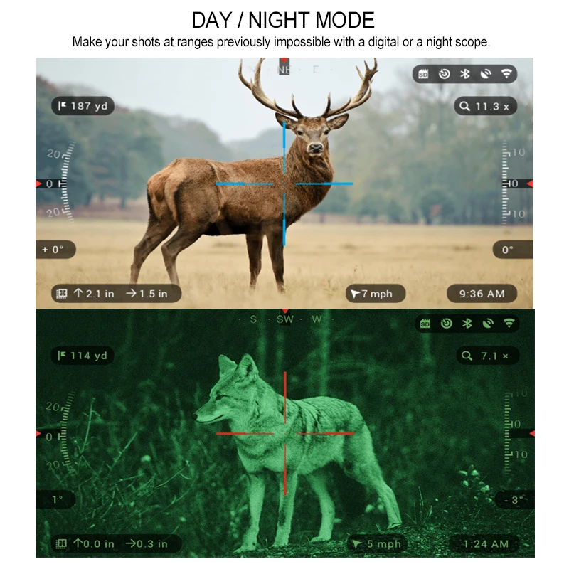 Eagleeye HD 4X дневное и ночное видение Sxope цифровой Монокуляр ночного видения с