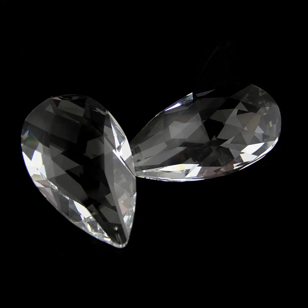 76 мм/100 мм прозрачная сетчатая люстра стеклянная лампа детали призмы подвесная