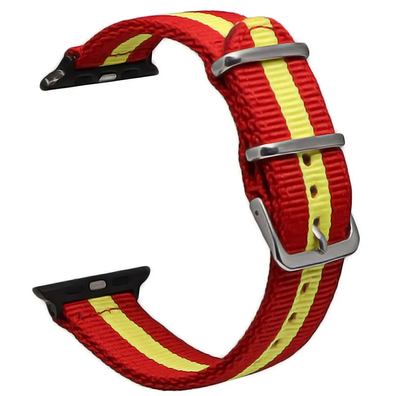 Ремешок для apple watch band apple watch 4 5 3 ремешок 44 мм/40 мм iwatch band 5 42 мм 38 мм correa pulseira нейлоновый ремешок для часов