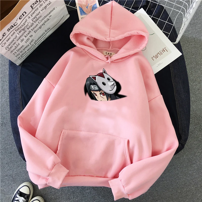 

Kawaii Japanese Anime Naruto Graphic Hoodies Women Warm Winter Autumn Cartoon Akatsuki Streetwear Tops Unisex Sweatshirts Female