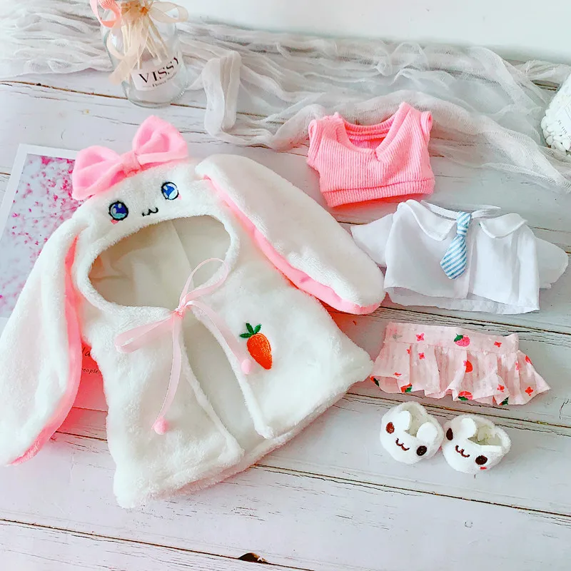 

[MYKPOP]KPOP Doll's Clothes & Accessoires - Clothes 6pcs Set for 20cm Dolls(without doll) Fans Collection SA21050702