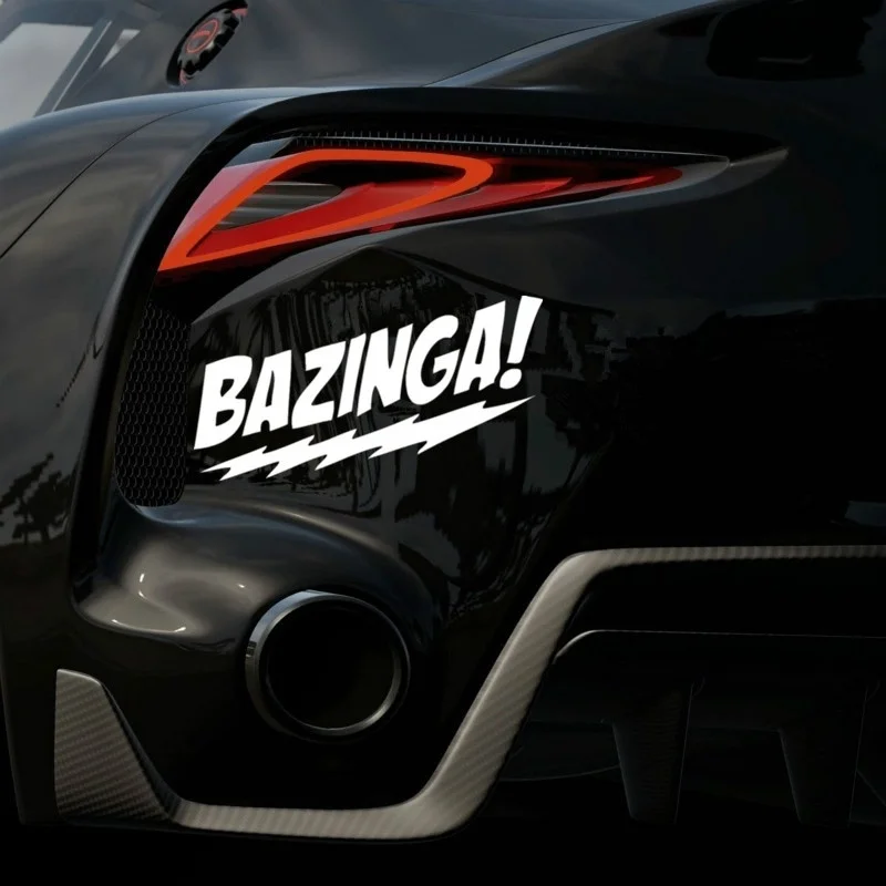 Базинга! Смешной бампер для окон грузовика JDM с дрифтом BAZINGA Jew128|Наклейки на