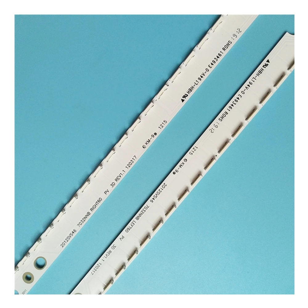 Светодиодная лента для подсветки Samsung UA46ES5500R SLED 2012SVS46 7032NNB LEFT60 RIGHT60 3D 2 шт./компл. 60