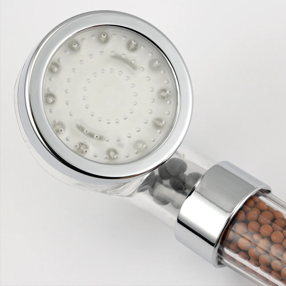 Светодиодный Температура воды Управление Насадки для душа RGB светильник