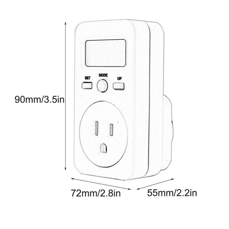 

New Digital Power Meter Plug-In Socket Electric Wattmeter Energy Monitor