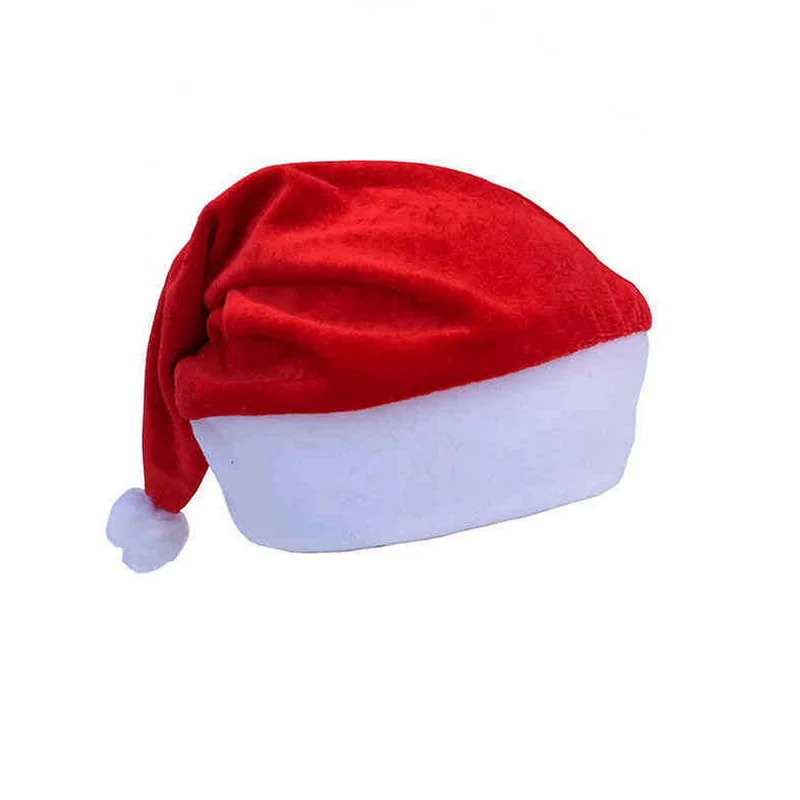 

2022 Рождественская шапка для взрослых и детей, рождественские украшения для дома, подарки на Рождество, Санта-Клаус, Новогоднее украшение
