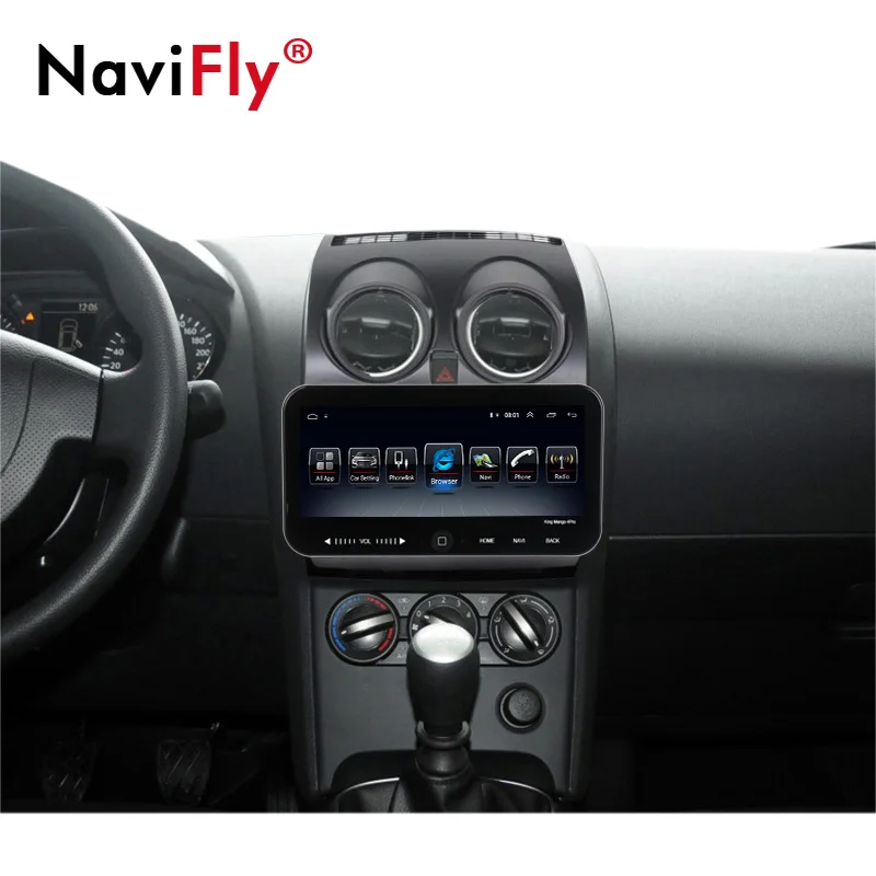 Автомобильный мультимедийный плеер 10 25 дюйма 4G Wi-Fi IPS DSP Android для Nissan Qashqai 2006 2007 2008