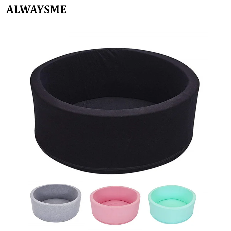 Бассейн ALWAYSME детский мягкий удобный для использования в помещении шарики игры