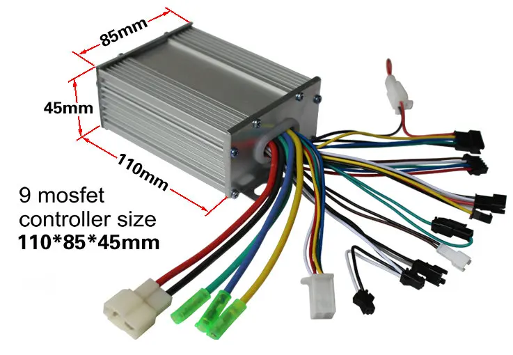 ЖК-дисплей с двумя двигателями 886 + 2 * контроллеры BLDC 24V36V48V60V400W-5000W для