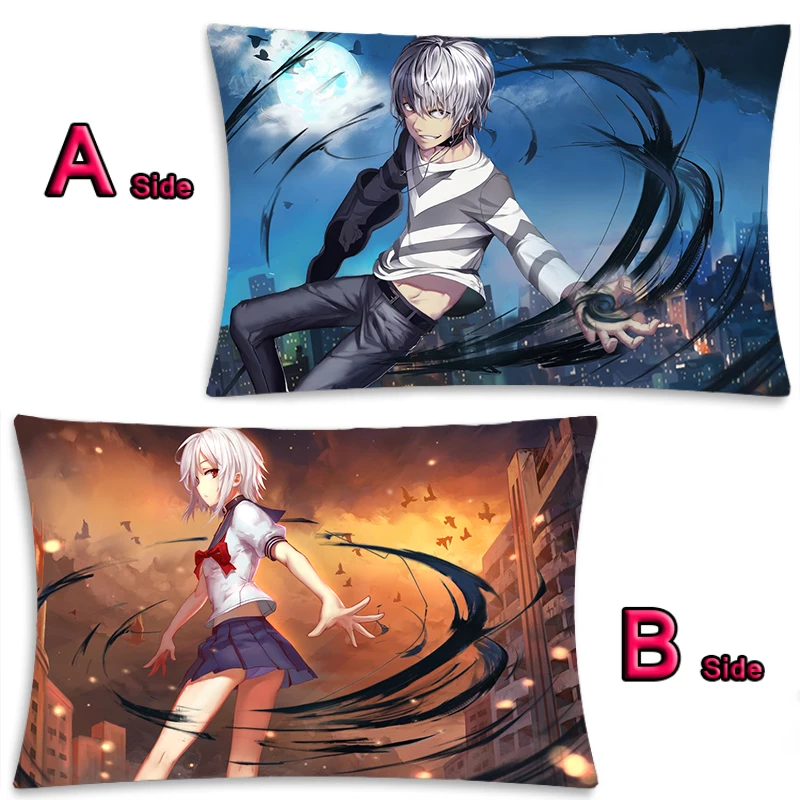 Anime A Certain Magical Index Kamijou Touma Dakimakura Hugging Body Pillow Case Otaku Cushion Cover 2WAY 35x55cm | Дом и сад