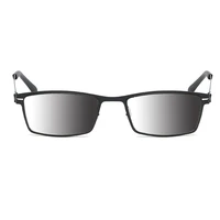 modern trend titanium alloy black luxury full rim photochromic transition sunglasses reading glasses 0 75 1 1 5 1 75 to 4