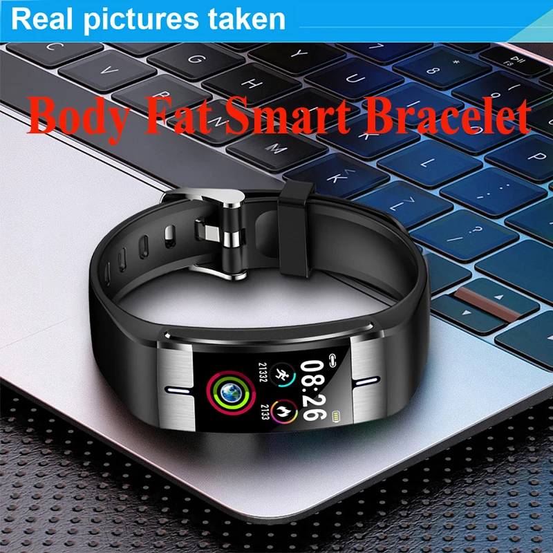 Умный Браслет PPG тело жир Smartwatch кровяное давление спортивные принадлежности