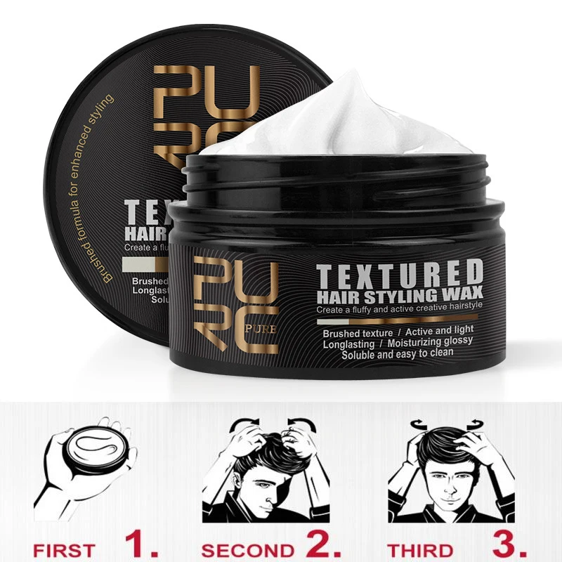 Воск для укладки волос PURC с сильным удержанием мужчин воск матовой отделкой крем
