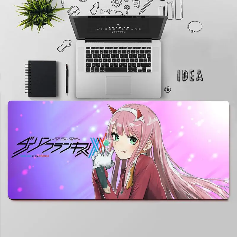 

FHNBLJ Top Quality darling in the franxx Rubber PC Computer Gaming mousepad Free Shipping Large Mouse Pad Keyboards Mat