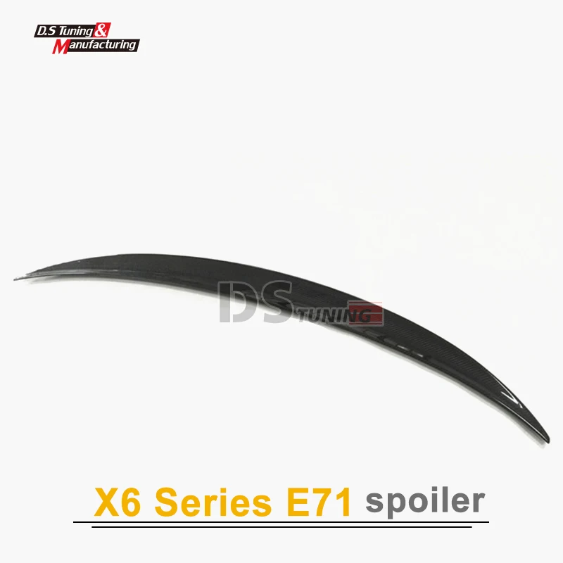 X6 E71 модель задний спойлер углеродное волокно крыло для BMW 2009-2014 багажник загрузки