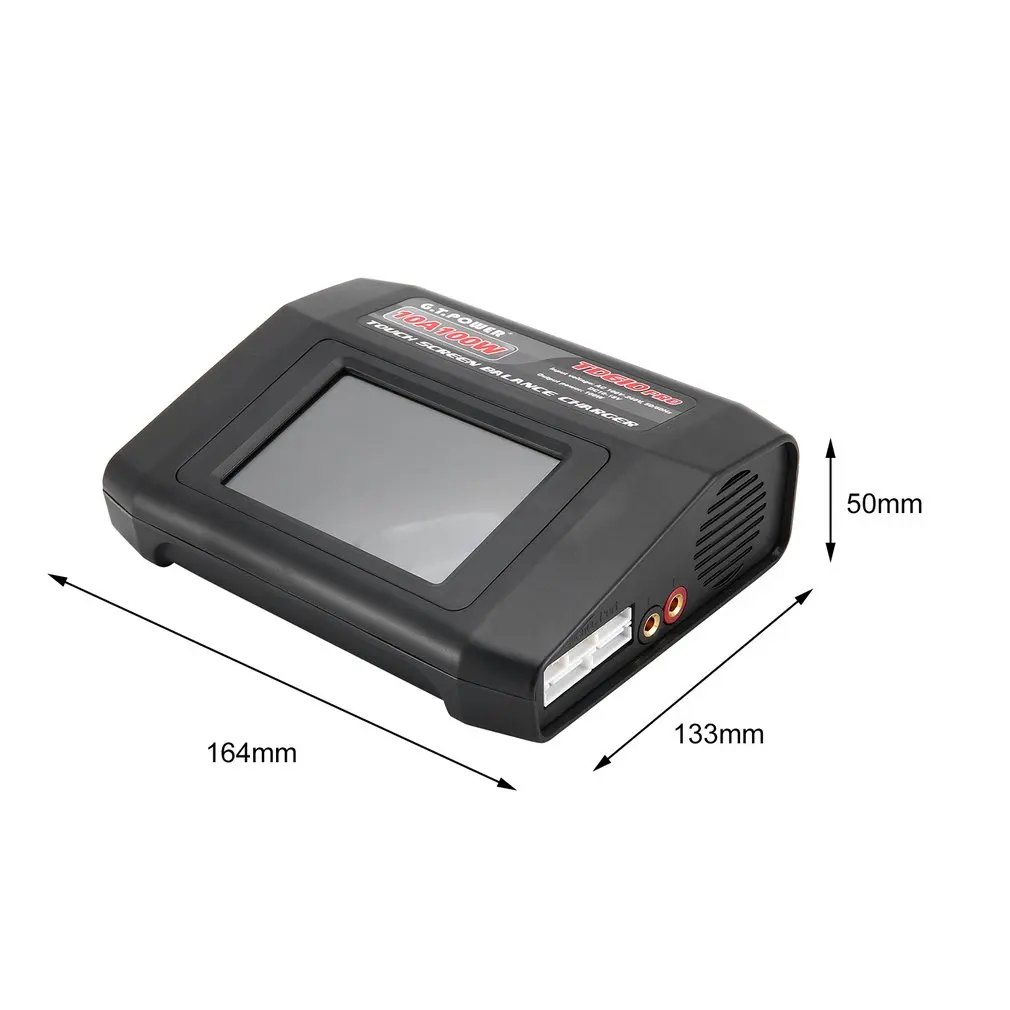 

G.T POWER TD610 Pro 10A 100W Balance Charger Colorful Touch Screen for 1-6S LiPo Lilon LiFe LiHV 1-14S NiCd NiMH EU/US Plug