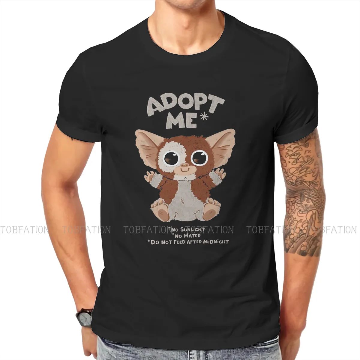 Футболка Gremlin Mogwai с американской комедией фильмом принять меня топ графическая