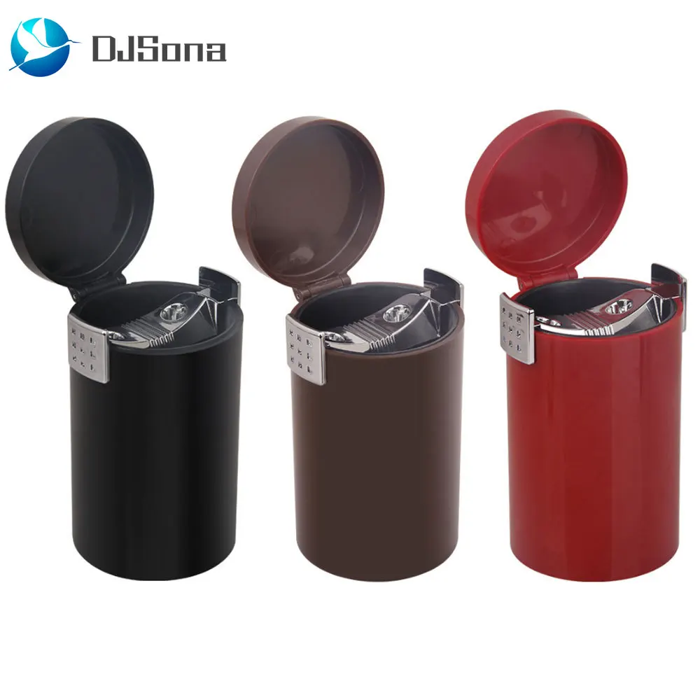 Автомобильная пепельница подставка для сигарет и дыма портативный контейнер