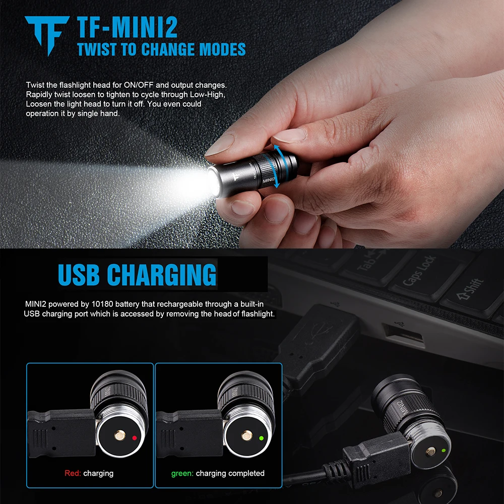 

Keychain Flashlight MINI USB Rechargeable Flash Light For Camping Hiking Backpacking Fishing Camping lamp