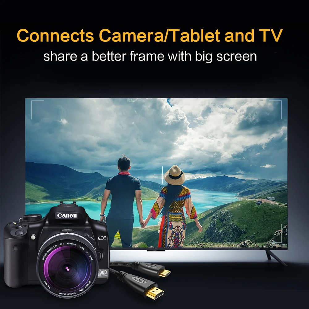 HDMI совместимый кабель MINI высокоскоростной позолоченный штекер 1 4 1080p 3D для HDTV