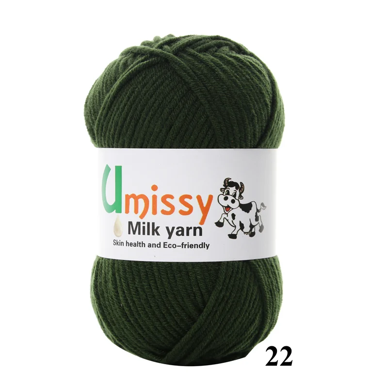 22 10pcs 10 шт. пряжа для вязания распродажа Молоко Хлопок Вязание Пряжа Мягкие Теплые Детские Пряжа для Ручного Вязания 500 г/компл - Цвет: 22 10pcs