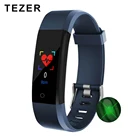 Смарт-браслет TEZER 115 Plus, спортивные часы с фитнес-трекером, смарт-браслет с тонометром, пульсометром, умный браслет для мужчин