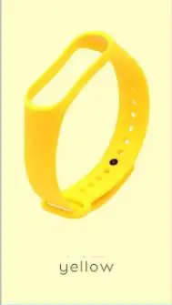 Браслет для Xiao mi band 3 mi Band 4 спортивный ремешок силиконовый ремешок для mi band 3 mi band 4 аксессуары браслет ремешок - Цвет: Yellow