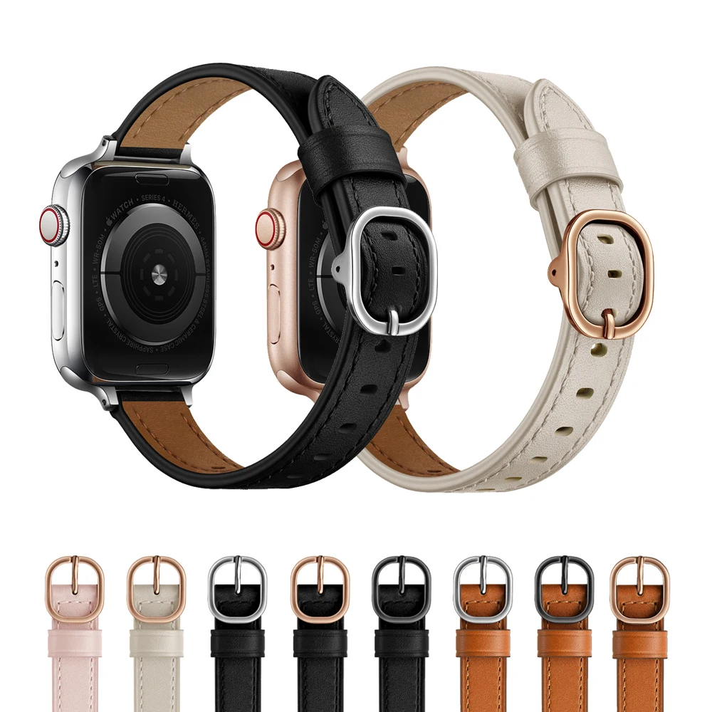 

Ремешок кожаный для Apple Watch Band 44 мм 40 мм 45 мм 41 мм 42 мм 38 мм 14 мм