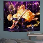 Гобелен аниме, настенный гобелен для комнаты, спальни, украшение на стену, подарки на день рождения, гобелен 95x75 см, настенный подвесной Декор для дома