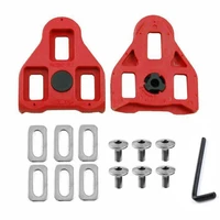 1set pedal cleats bike cleats compatible with look delta pedals 9 degree float fits peloton