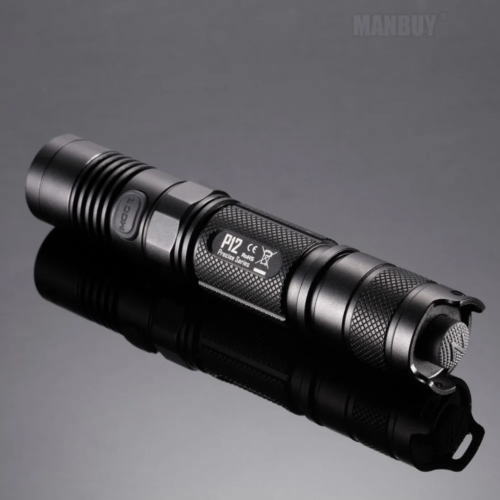 2021 новый NITECORE P12 P12W 1000LMs тактический фонарик без 18650 Батарея Открытый Отдых на