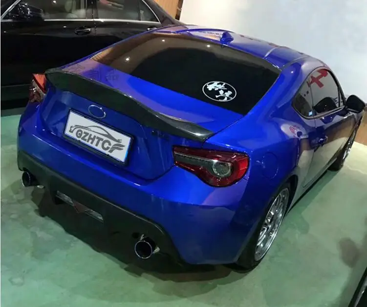 

High quality Carbon Fiber/ABS Car Rear Trunk Lip Spoiler Wing Fits For Subaru BRZ/Toyota GT86 2012 2013 2014 2015 2016 2017