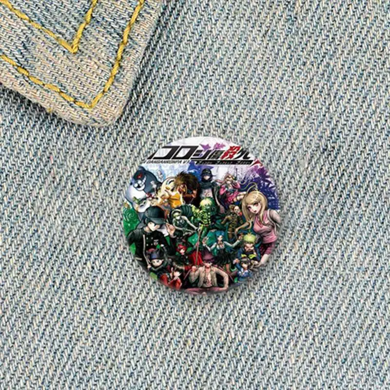 

1Pc Anime Danganronpa: Trigger Pins Cosplay Badge Brooch Collectible Pin For Backpack Bag Collection Accessories