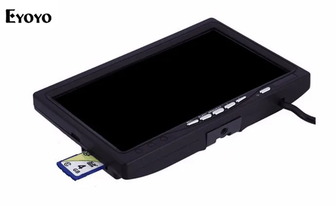 

Eyoyo оригинальный одинарный 7-дюймовый ЖК-монитор с функцией записи DVR для Eyoyo EF07B рыболокатор рыболовная камера