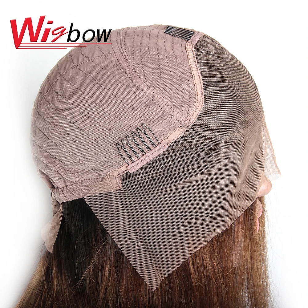 Wigbow OneCut волосы 1B/30 бразильский прямой короткий парик с Бобом человеческие