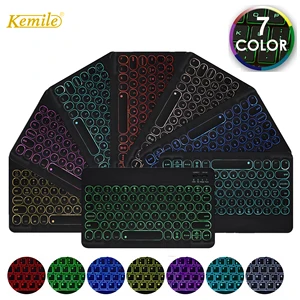 Ультратонкая клавиатура с подсветкой для apple IOS для Samsung Android Tablet Win для iPad 9,7 10,5 Bluetooth клавиатура беспроводная клавиатура