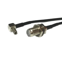1pc f type male plug female jack to ts9 right angle rg174 coaxial cable 15cm30cm50cm100cm adapter for 3g modem