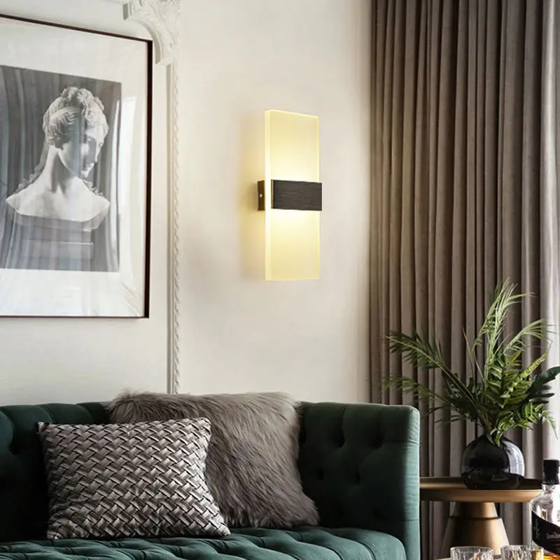 Светодиодная настенная лампа в современном стиле акриловый материал освещение