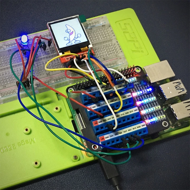 

Raspberry Pi 4 GPIO Expansion Board Breakout GPIO Screw Terminal Hat for Raspber M18
