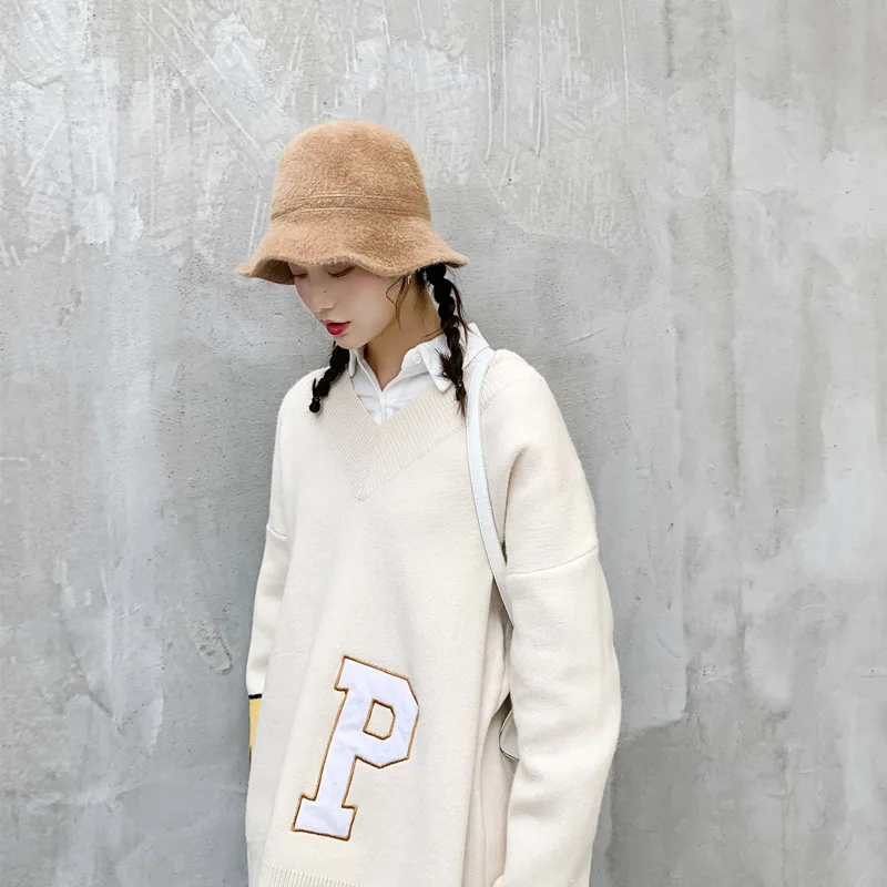 Зимняя Панама для женщин ветрозащитная утепленная меховая теплая осенне зимняя